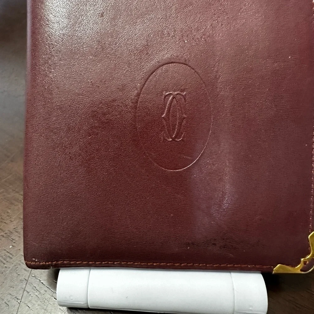 Men’s Cartier Leather Bifold Wallet